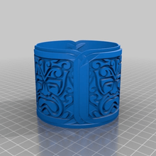 aztec plaque circle bowl tool 3d printing 3d print model - Mito3D