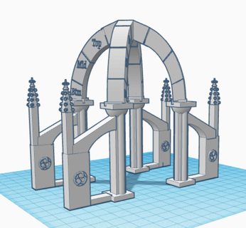 Aztek tapınak şakak mabet değiltinkercadmade 3d print model - Mito3D