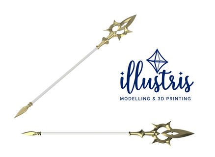 Azura bendito lanza stl archivos fuego emblema destinos fe cosplay apuntalar 3d print model - Mito3D