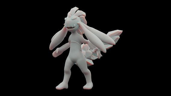 azuroc temtem tem tempedia cute creature monster figure figurine toy game model 3d print model - Mito3D