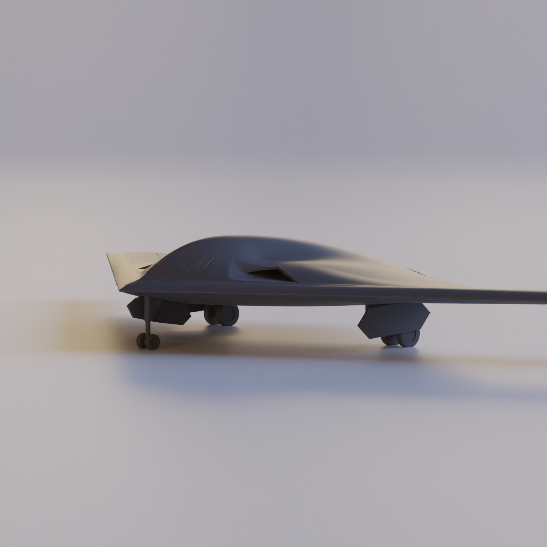 b 21 akıncı Northrop Grumman bombacı uçak 2 ruh b21 usaf 3D print model - Mito3D