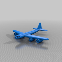 b-29 kale uçak sanat modelleri 3d print model - Mito3D