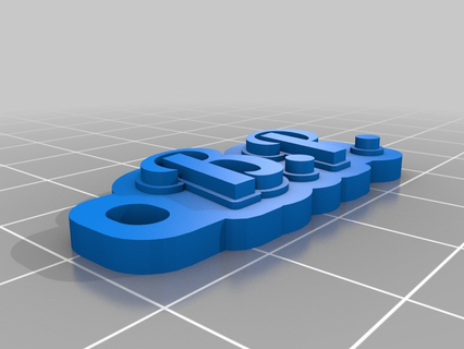 pb llavero personalizado organización 3d print model - Mito3D