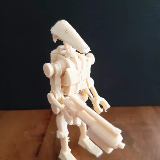 b1 battle droid 3D print model - Mito3D