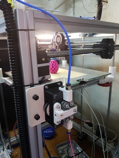 b2d extruder bracket 3030 alu extrusion hypercube evolution printer mounting 3d parts 3d print model - Mito3D