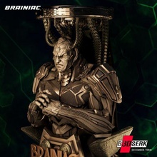 b3dserk december term brainiac bust 1 4 ready printing 3d print model - Mito3D