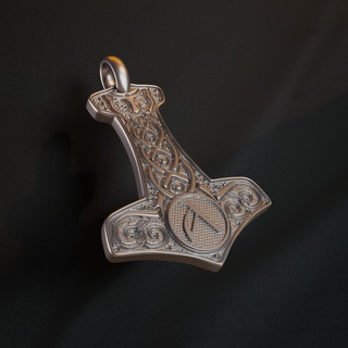 personnel Thor pendentif marteau viking celtique colliers bijoux 3d print model - Mito3D
