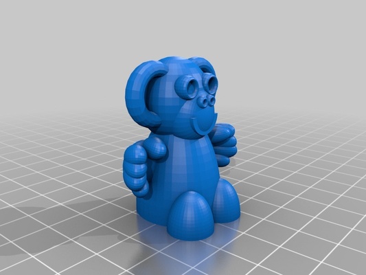 b ren mono oso juego lindo niño 3d print model - Mito3D