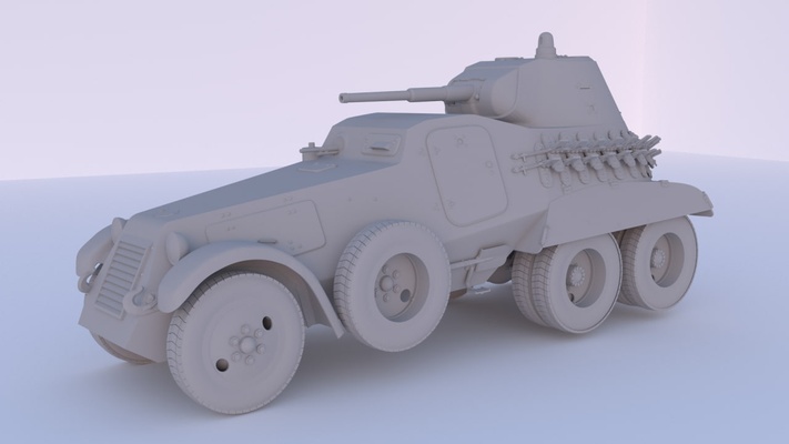 ba 11 1 72 tanque militares 3d print model - Mito3D