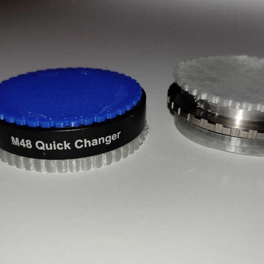 baader m48 quick changer covers 3D print model - Mito3D