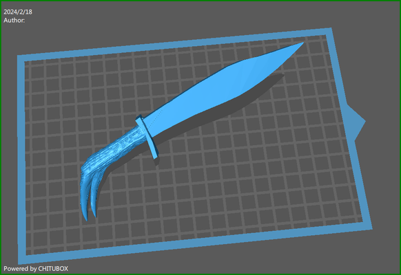 baba voss dagger jason mamoa 3d print model - Mito3D