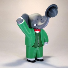 babar elefante vários dos desenhos animados quadrinhos 3d print model - Mito3D