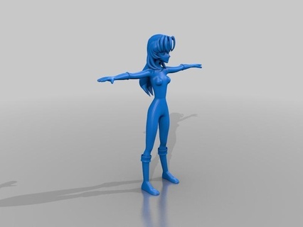 babe anime figurine 3d printers 3d print model - Mito3D