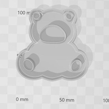 büyükanne duş kurabiye kesiciler kesici kesmek 3d print model - Mito3D