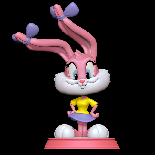 babs lapin minuscule toon aventures 3D print model - Mito3D