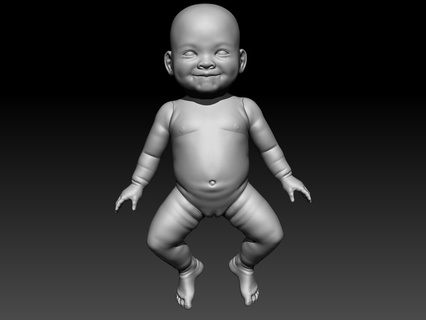 baby baby reborn baby reborn toy  3d print model - Mito3D