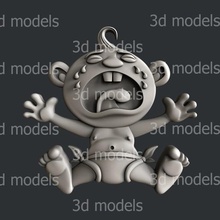 baby art 3dmodels printer bones magic artcam aspire vcarve 3d print model - Mito3D