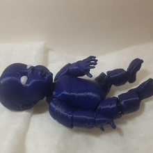 bébé Jeu articulé bjd poupée jouet accessoires 3d print model - Mito3D
