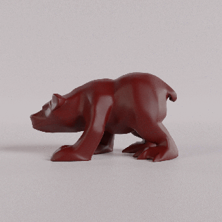 baby bear toy bear figure animal art  3d print model - Mito3D