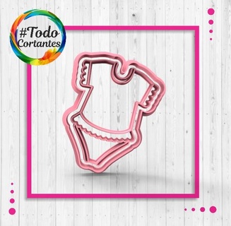 baby bodysuit cutter shower foot toy horse mammary pacifier biberon bib body clothing diaper cutting seal stamp cookie 3d print model - Mito3D