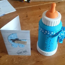 baby bottle piggy bank home gift spardose 3d print model - Mito3D