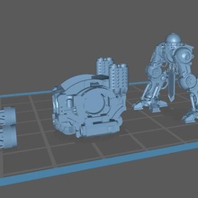 baby boy frames bits game toy warhammer 40000 adeptus titanicus 3d print model - Mito3D