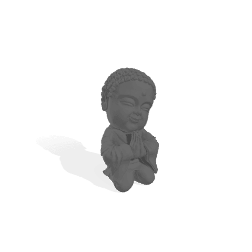 bebek Buda şekil Aşk süs dekorasyon 3D print model - Mito3D