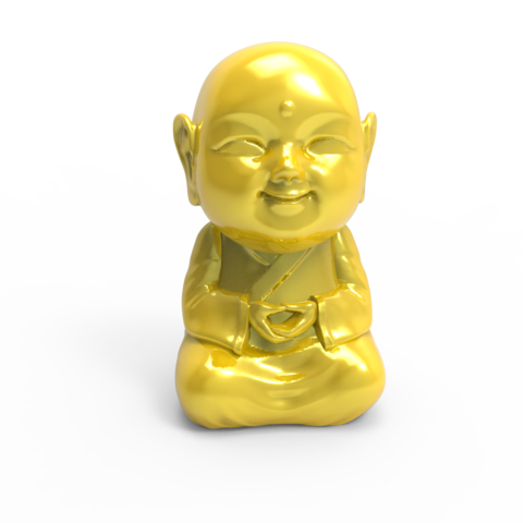 baby buddha-little buddha Kunst design Modell 3D print model - Mito3D