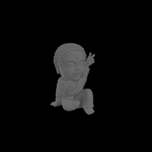 Baby Buddha Frieden Zahl Liebe Ornament Dekoration 3d print model - Mito3D