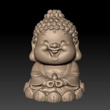 baby buddha art buddhism religion lucky toy lovely sculpture mercy benevolence 3d statue decoration 3d print model - Mito3D