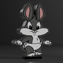 baby bugs bunny lamp 3d print model - Mito3D