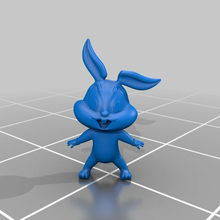 baby bugs bunny looney tunes cartoon animal anime bande dessine blender character dessin anim funny movie warner warnerbros creatures 3d print model - Mito3D