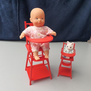 baby chair dolls chair flesh baby baby doll doll toy toy  3d print model - Mito3D