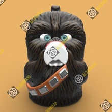baby chew star wars chewbacca cute collection 3d print model - Mito3D