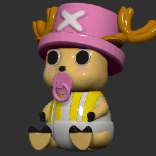 baby chopper game one piece toy figurine anime 3d print model - Mito3D