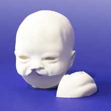 bebê fissura - estudo anatômico varredura real a arte estudos medicina ciência verdadeiro scan do 3d print model - Mito3D