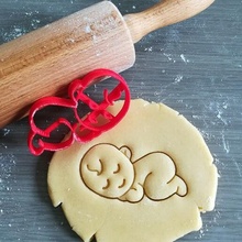 bebé Galleta cortador horneando masa forma cocina hornear galletas speculoos 3d print model - Mito3D