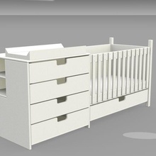 Baby Krippe 3d print model - Mito3D
