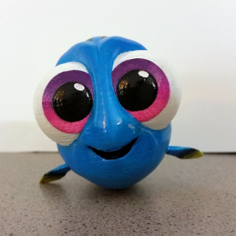 baby dory pixar finding game 3D print model - Mito3D
