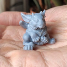 cucciolo di drago o elle gioco creatura giocattolo da tavolo in miniatura dnd 3dprinting 3dprintable la scultura scolpire zbrush fantasia giochi miniature figurine 3d print model - Mito3D