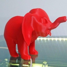 Baby Elefant Kunst Kreaturen 3d print model - Mito3D