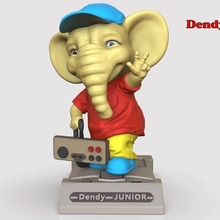 baby elephant dendy retro games console game misc free decoration action figure jewelry printing cnc nature trunk xbox miniatures figurines 3d print model - Mito3D