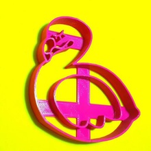 baby flamingo - cookie cutter various babyshower flamenco 3d print model - Mito3D