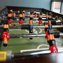 baby foot babyfoot foosball mini table jeux games 3d print model - Mito3D