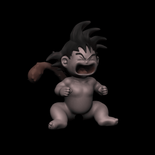 bebê Goku Dragão bola z Natal nascimento 3D print model - Mito3D
