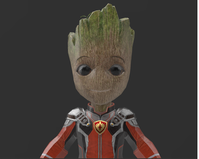 baby groot blue rainbow friends huggy guggy popiplaytime games grot guardians galaxy marvel movie 3d print model - Mito3D