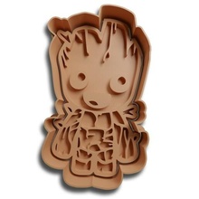bébé Groot biscuit coupeur Coupe merveille tuteurs of galaxie 3d print model - Mito3D