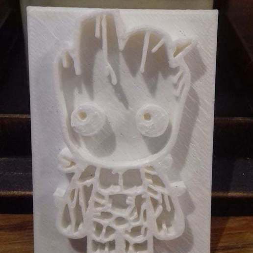 bambino Groot biscotto taglierina non volere Più groots Stampa 3D 3D print model - Mito3D