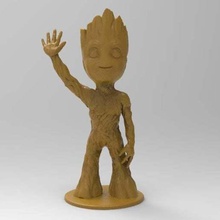 bébé Groot main émouvant jambe banal tuteurs poot malade sculptures 3d print model - Mito3D