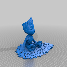 baby groot print babygroot blender chainsaw no more planter models 3d print model - Mito3D